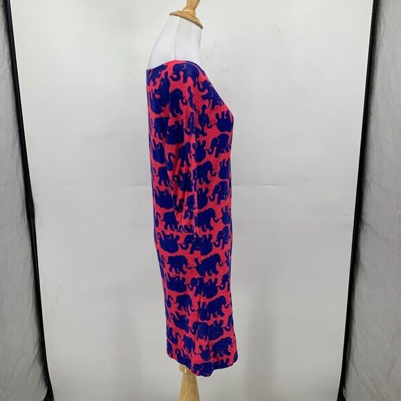 Lilly Pulitzer Dress Women XS Extra Small Tusk In Sun Elephant Print Cassie Mini - Picture 5 of 13